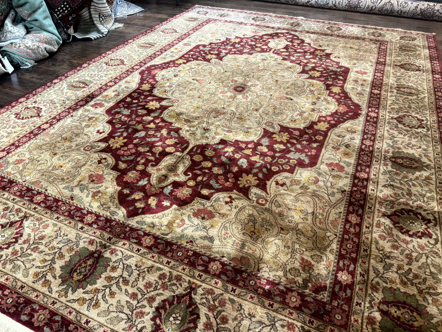 Karastan Rug 8.8 x 12, Antique Legends Royal Tabriz, Wool Pile, Vintage, Rare