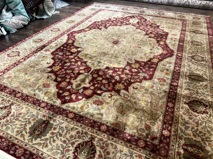 Karastan Rug 8.8 x 12, Antique Legends Royal Tabriz, Wool Pile, Vintage, Rare