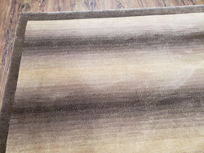 Safavieh Tibetan Handmade Wool Rug 6x9 Oriental Carpet Brown And Beige