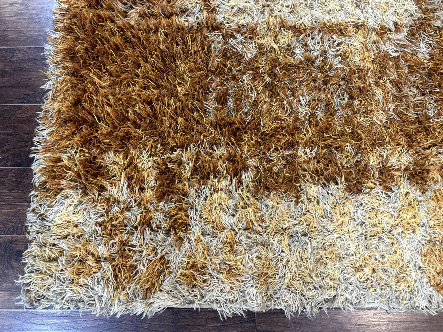 Vintage Rya Shag Rug 5.5 x 7.7