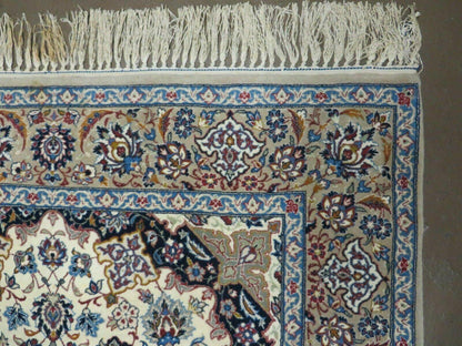 Hand Knotted Oriental Wool Silk Rug 4x6 Accent Carpet Handmade Beauty