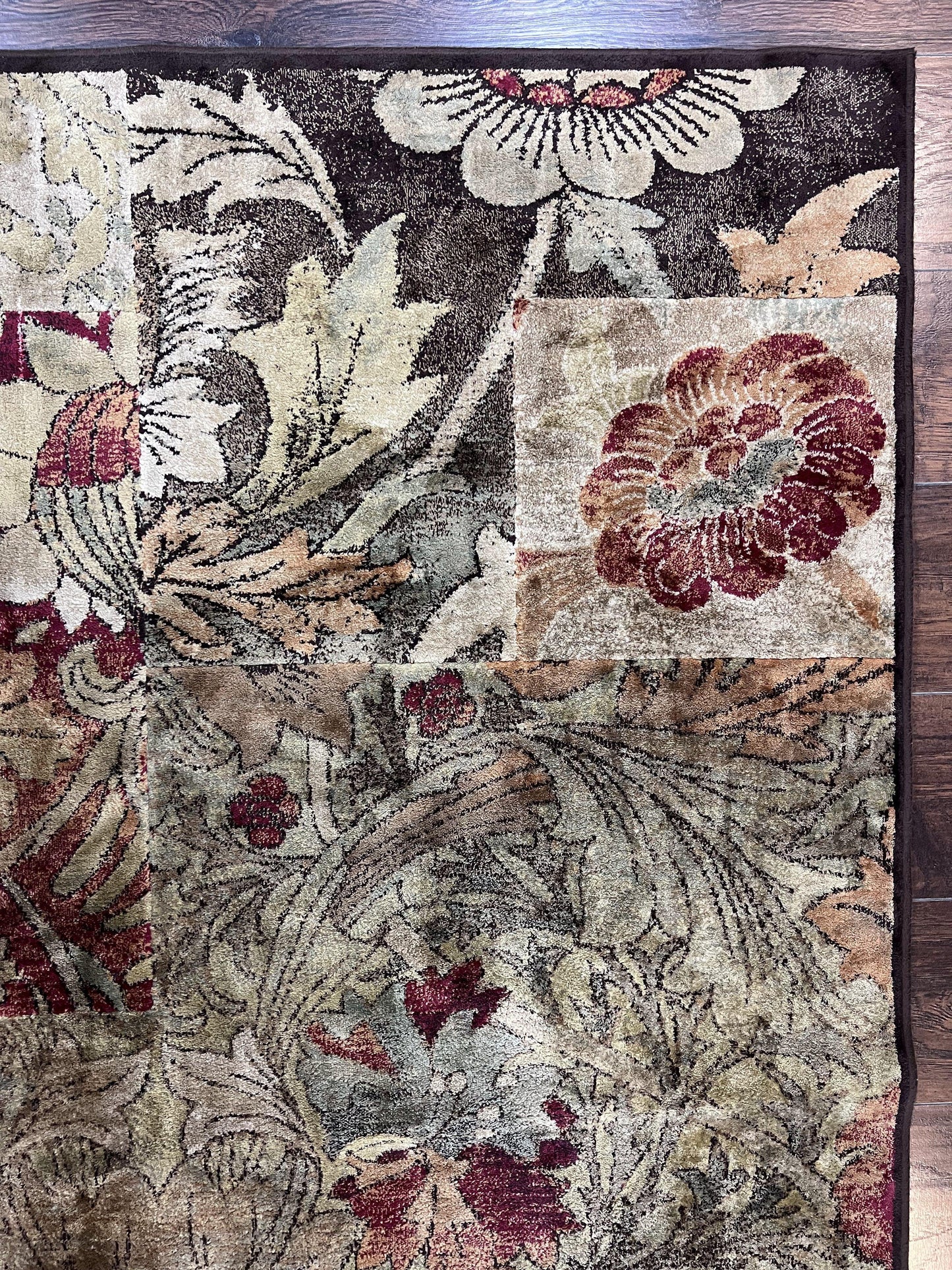 Modern Abstract Area Rug 5x7 Floral Design Multicolor Contemporary Carpet