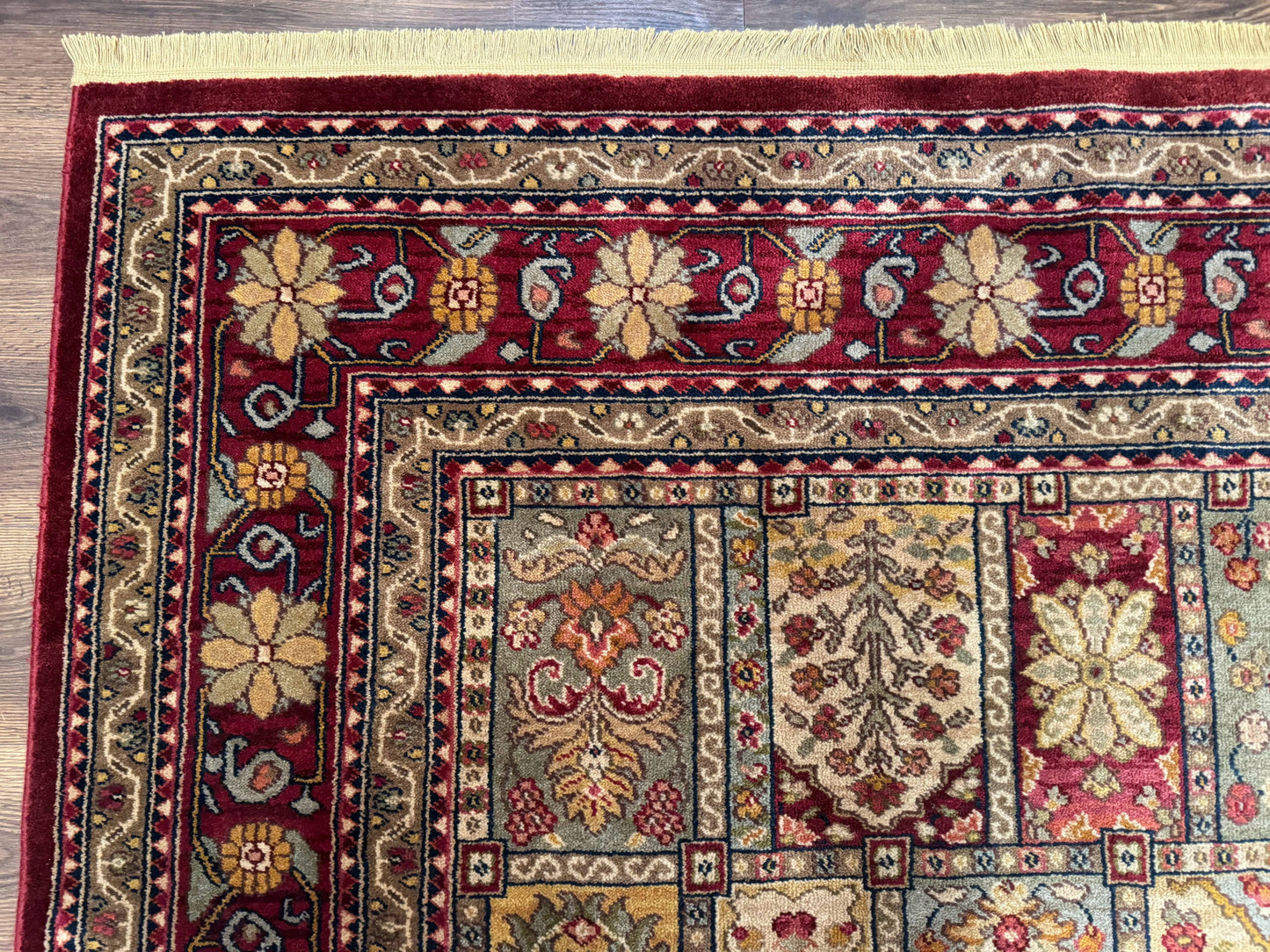Karastan Bakhtiyari Rug Antique Legends Wool Carpet Multicolor Panel 8.8 x 10