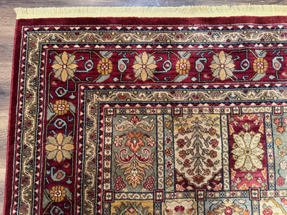 Karastan Bakhtiyari Rug Antique Legends Wool Carpet Multicolor Panel 8.8 x 10