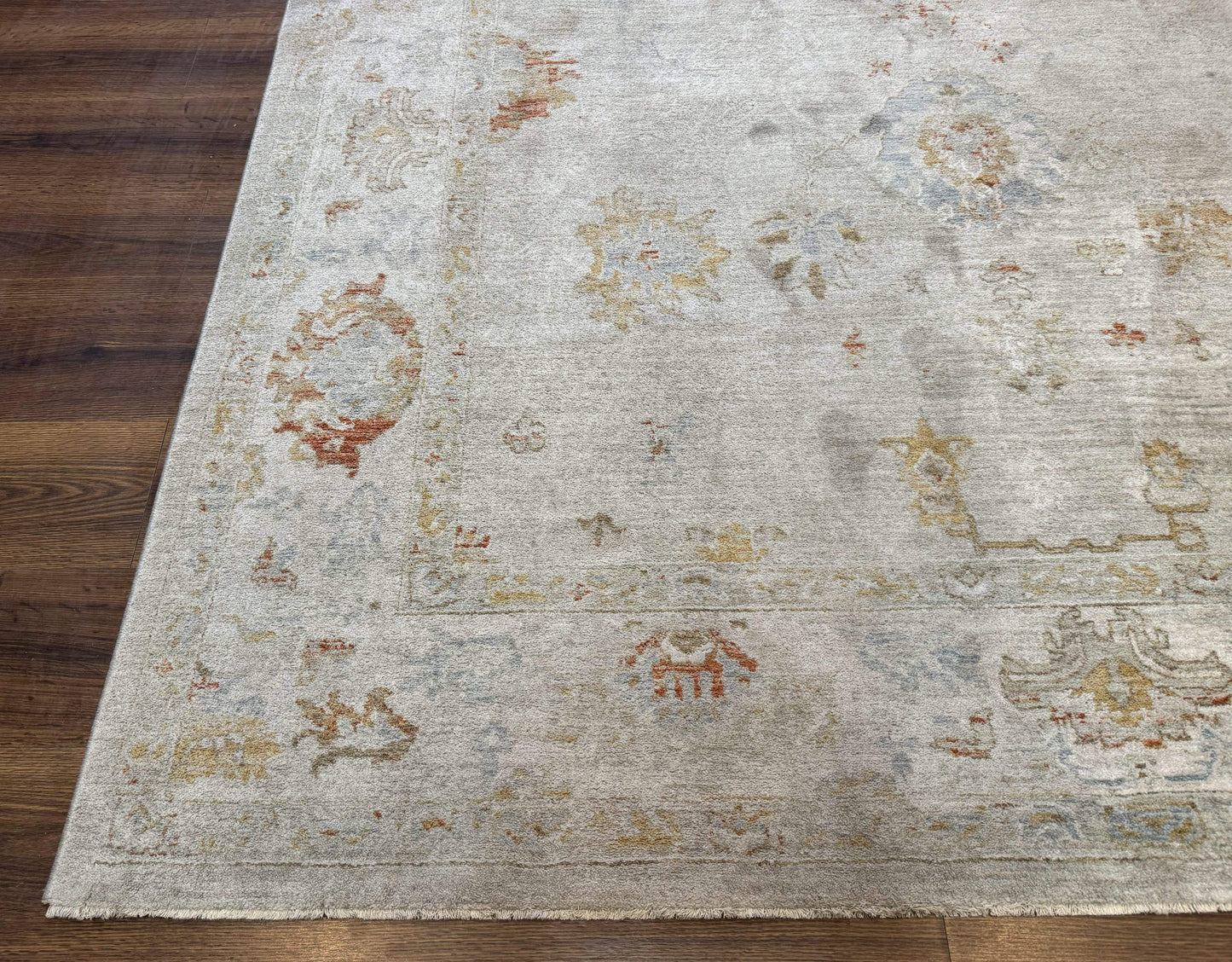 Modern Turkish Oushak Rug 7x9, Netural Colors