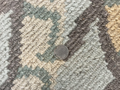 Modern Tibetan Rug 7x10 Handmade Soft Wool Open Field Tufenkian Style Carpet