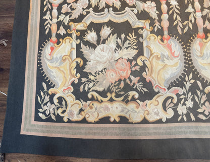 Palace Size Aubusson Rug 12x18 Vintage Handmade Handwoven Wool Masterpiece