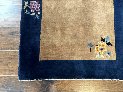 Chinese Peking Hand Knotted Wool Rug 3x5 Antique Art Deco Style