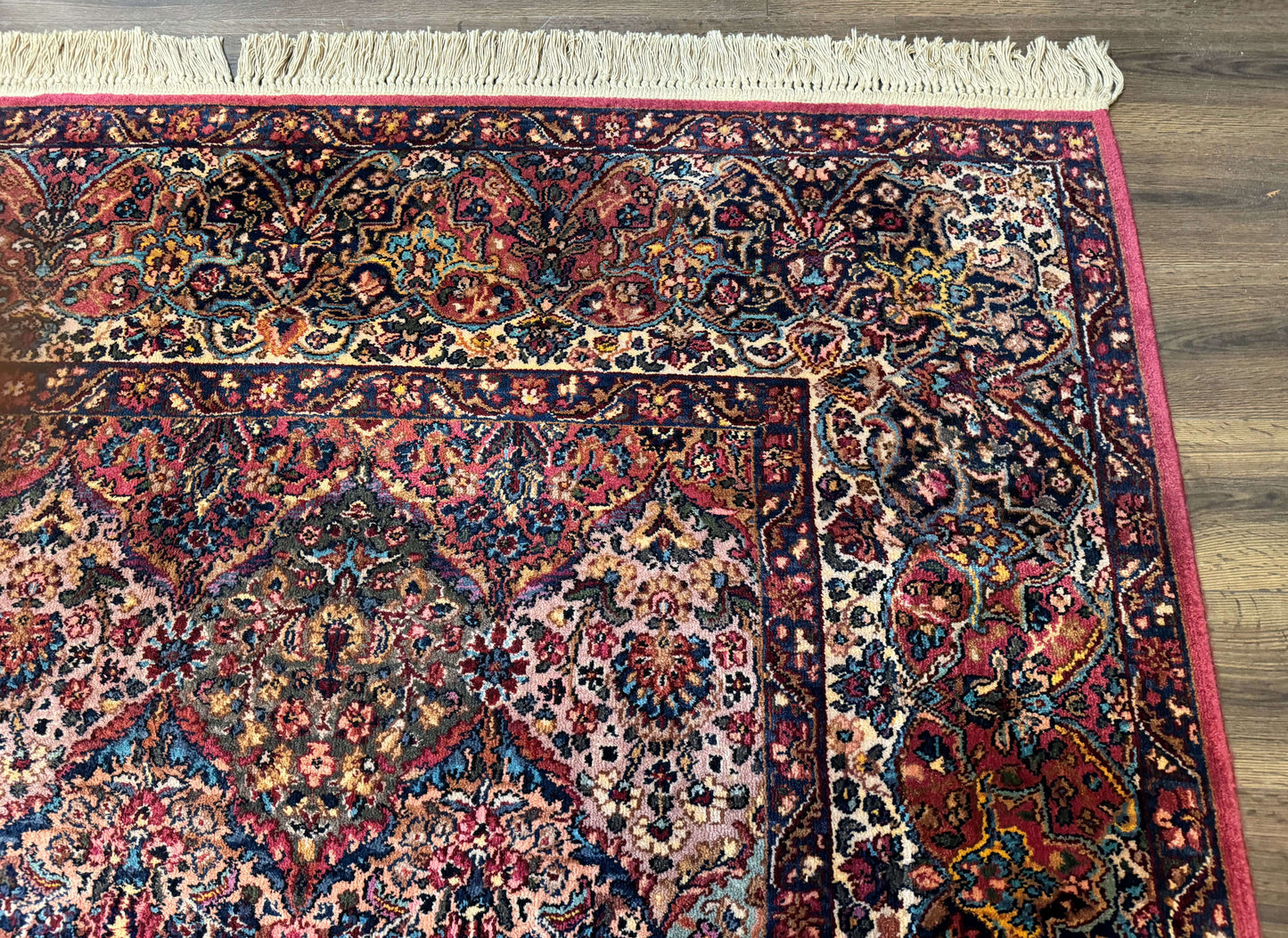 12x16 Karastan Multicolor Panel Kirman Rug #717, Rare Palace Size Wool Original 700 Series