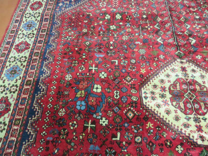 Persian Tribal Rug 7x10, Shiraz Carpet, Abadeh Rug