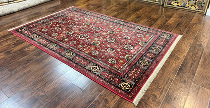 Karastan Rug 6x9, Williamsburg Herati #558, Wool Karastan Carpet, Vintage Karastan Persian Area Rug, Wool Pile
