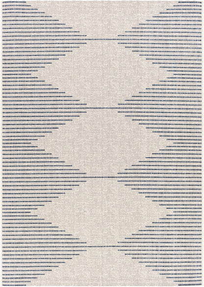Stephan Blue Outdoor Area Rug - Stylish Durable Patio Decor