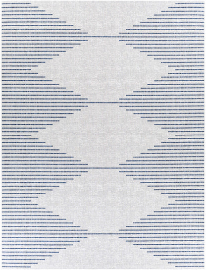 Stephan Blue Outdoor Area Rug - Stylish Durable Patio Decor