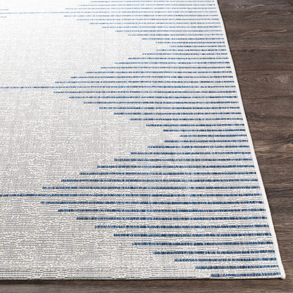 Stephan Blue Outdoor Area Rug - Stylish Durable Patio Decor