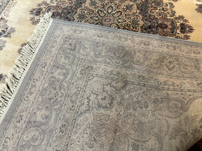 Belgium Power Loomed Wool Rug 6.9 X 9.6 Vintage Oriental Carpet