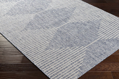 Stephan Blue Outdoor Area Rug - Durable Weather-Resistant Patio Rug