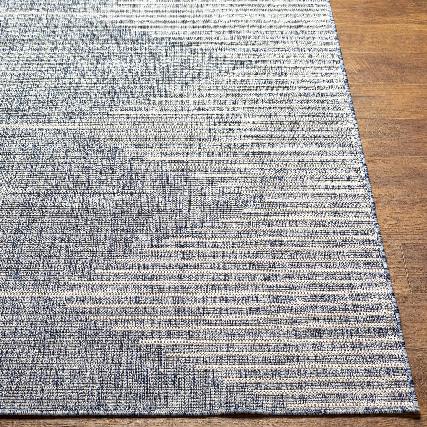 Stephan Blue Outdoor Area Rug - Durable Weather-Resistant Patio Rug