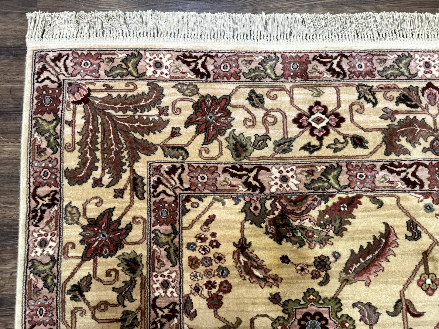 Karastan Agra Rug Wool Pile Vintage 8.8 x 10.6 Rare 700 Series Discontinued