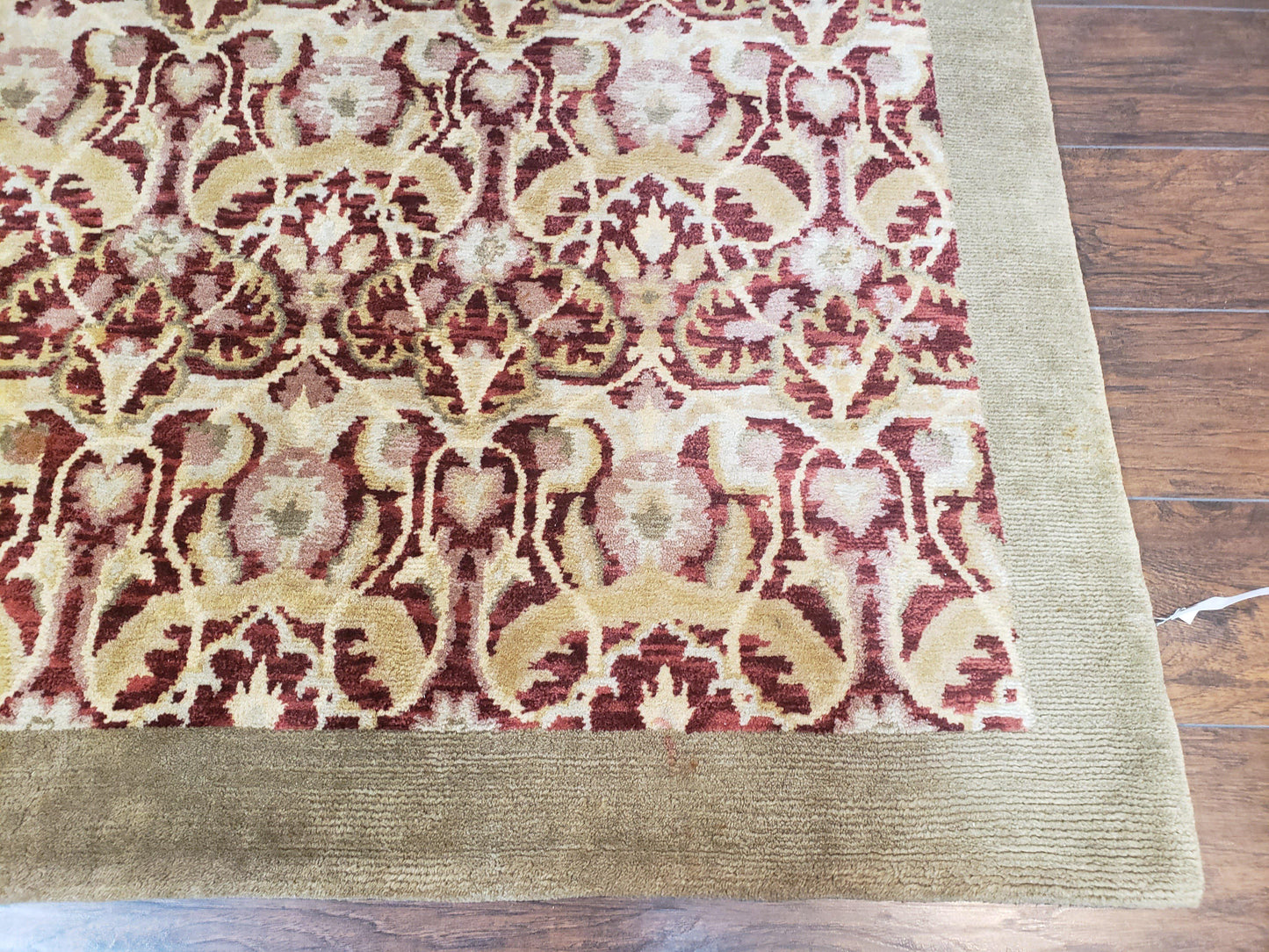 Hand Knotted Wool Rug Indian Nepalese 9x12