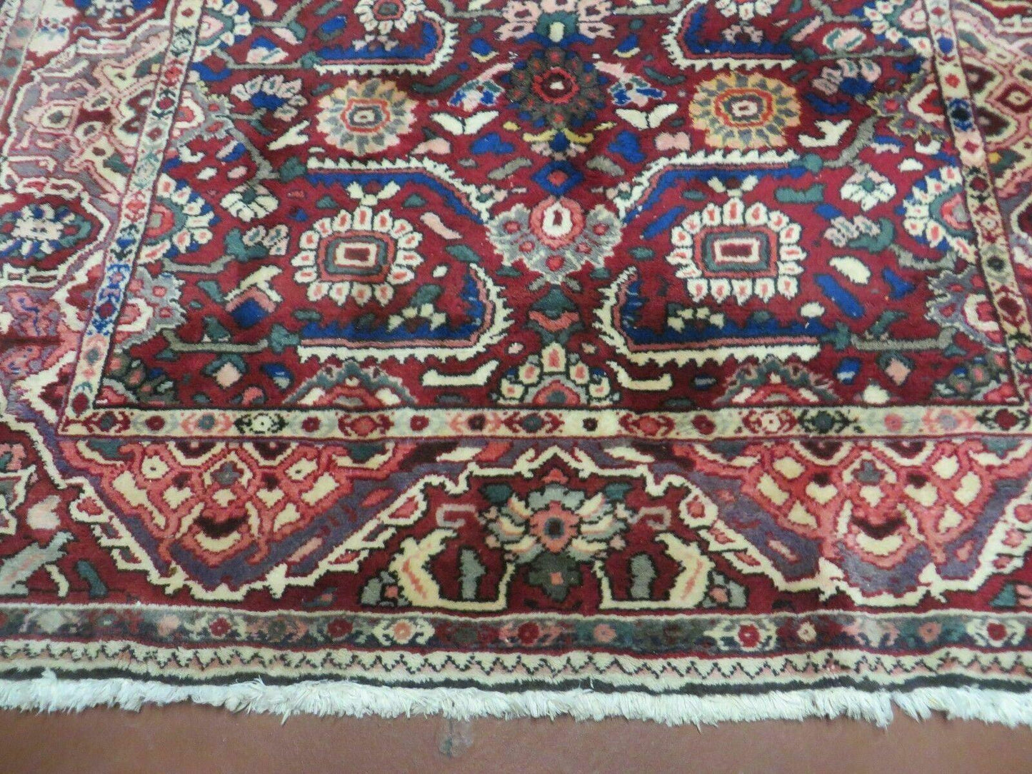 Antique Turkish Wool Rug 5x9 Handmade Veg Dyes 1940s Excellent Condition