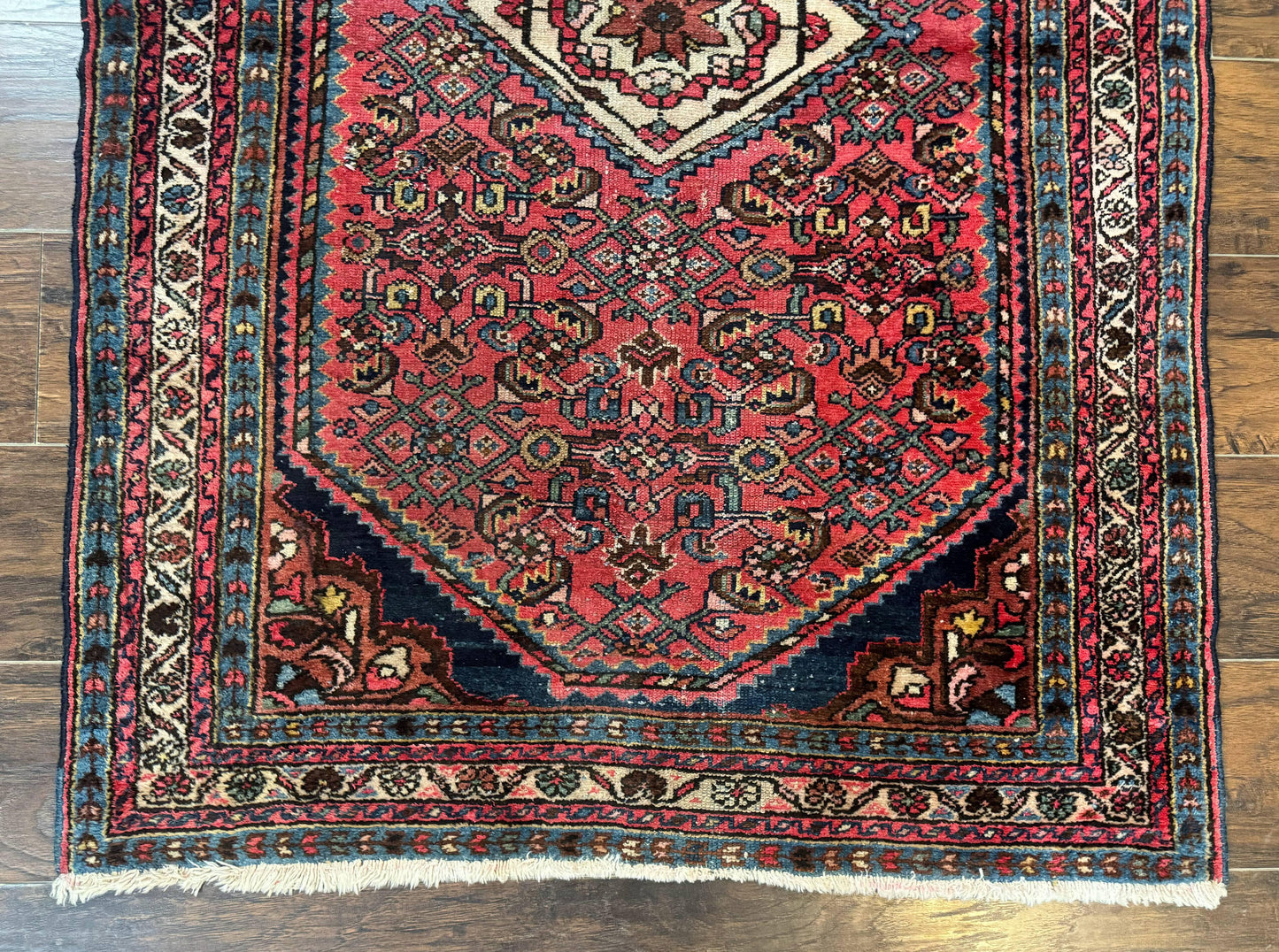Antique Persian Tribal Rug 3.6 x 5, Hamadan Angelas Rug