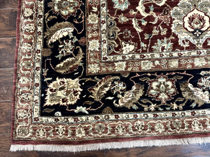 Palace Sized Indian Agra Rug 12x17, Wool Handmade Floral Allover Carpet