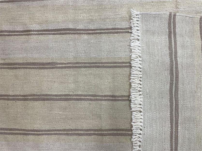 Turkish Kilim Rug 5x8 Hand Knotted Wool Flatweave Southwestern Gray