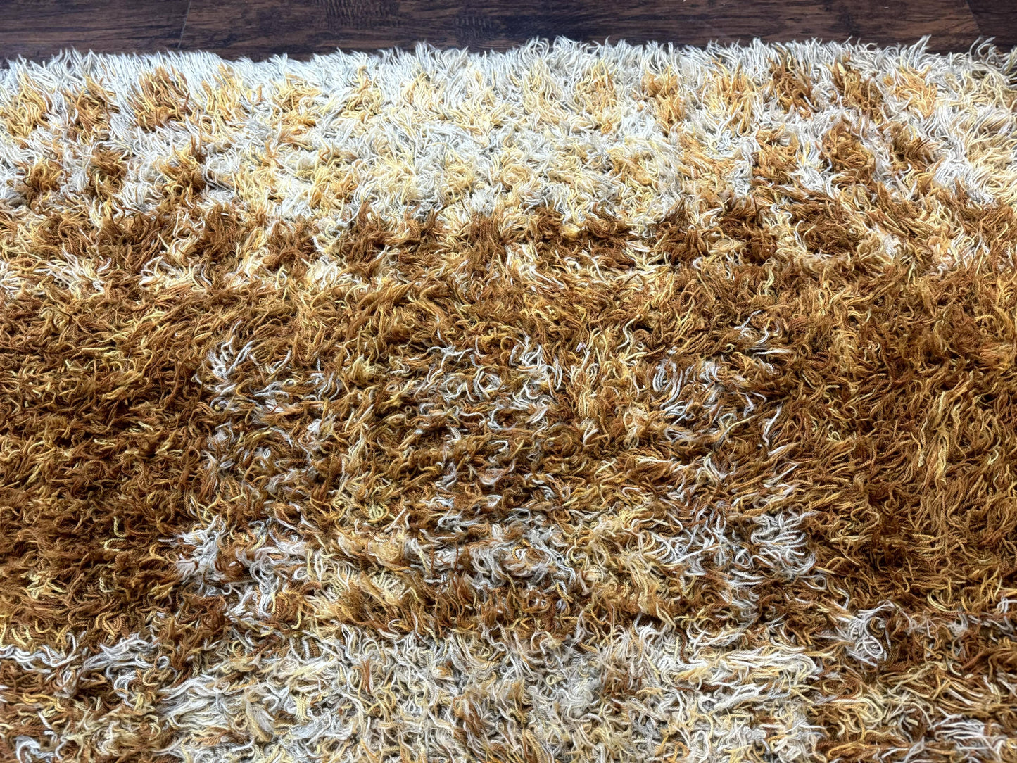 Vintage Rya Shag Rug 5.5 x 7.7