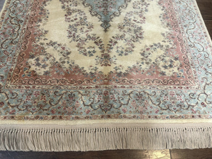 Karastan Rug 4x6, Pastel Ivory Kirman Rug #784, Wool Karastan Carpet, Original 700 Series, Vintage Karastan Area Rug, Discontinued