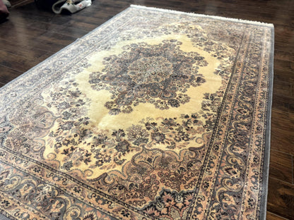 Belgium Power Loomed Wool Rug 6.9 X 9.6 Vintage Oriental Carpet