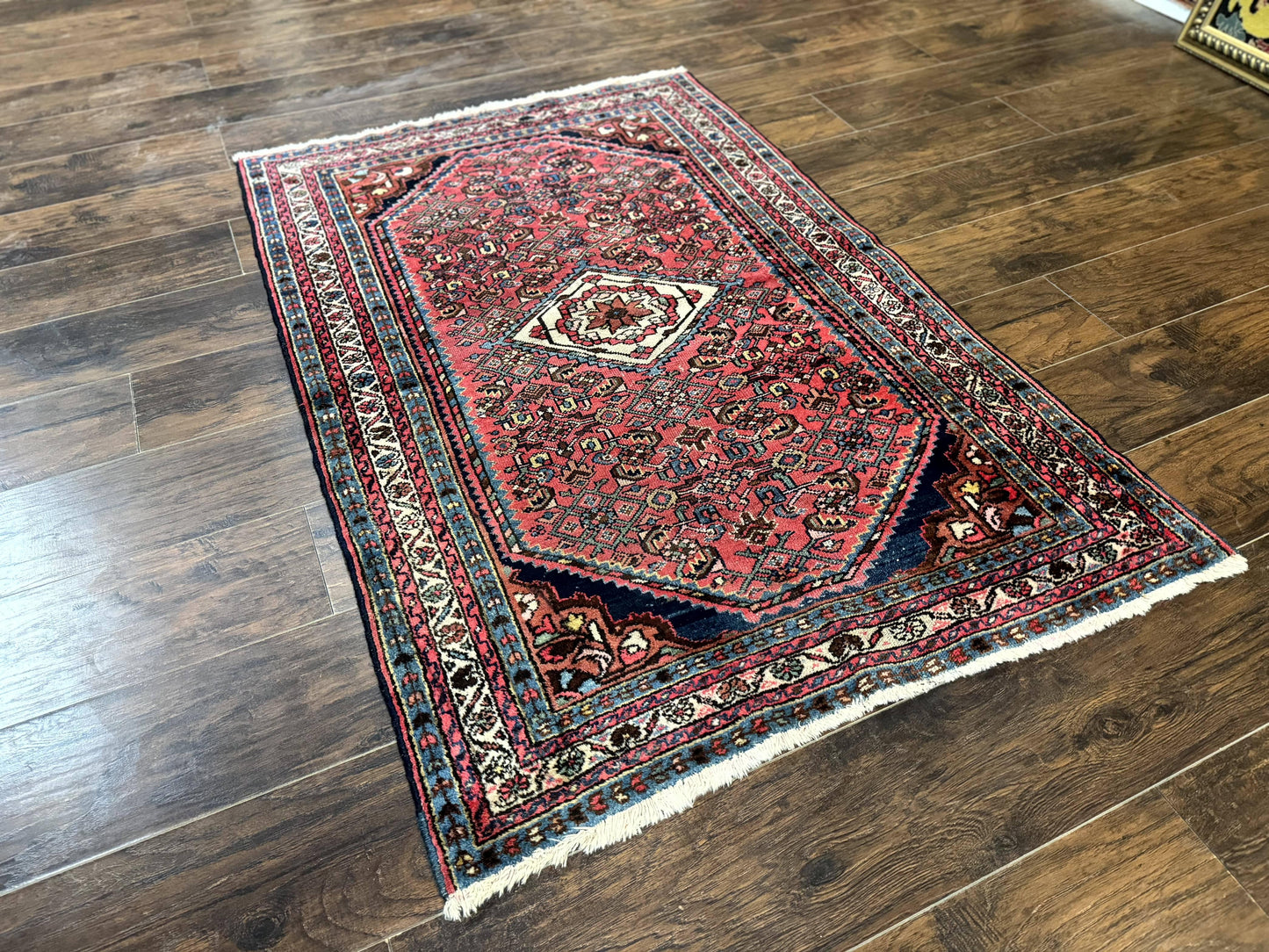 Antique Persian Tribal Rug 3.6 x 5, Hamadan Angelas Rug