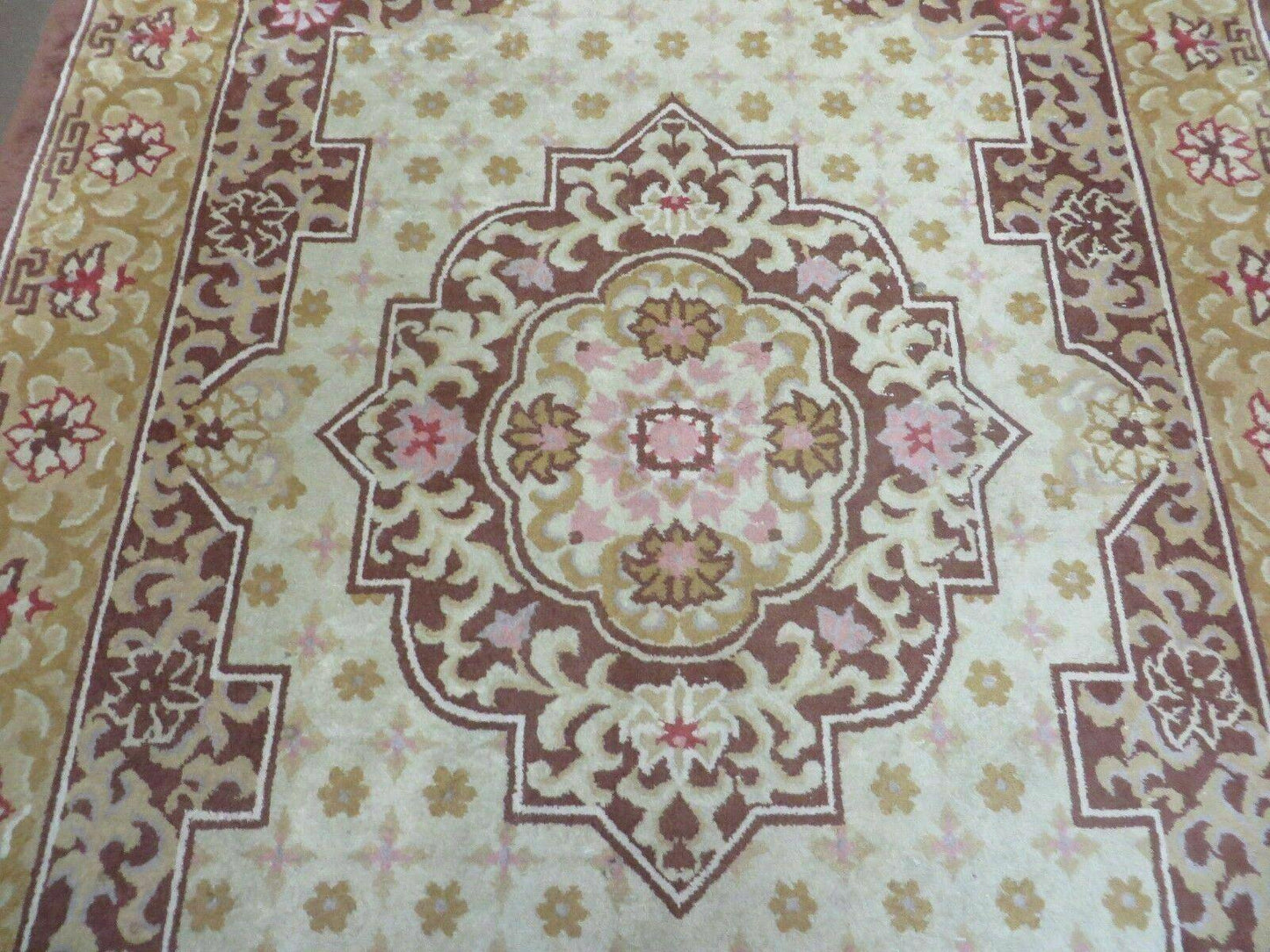 Vintage Chinese Wool Rug 4x6