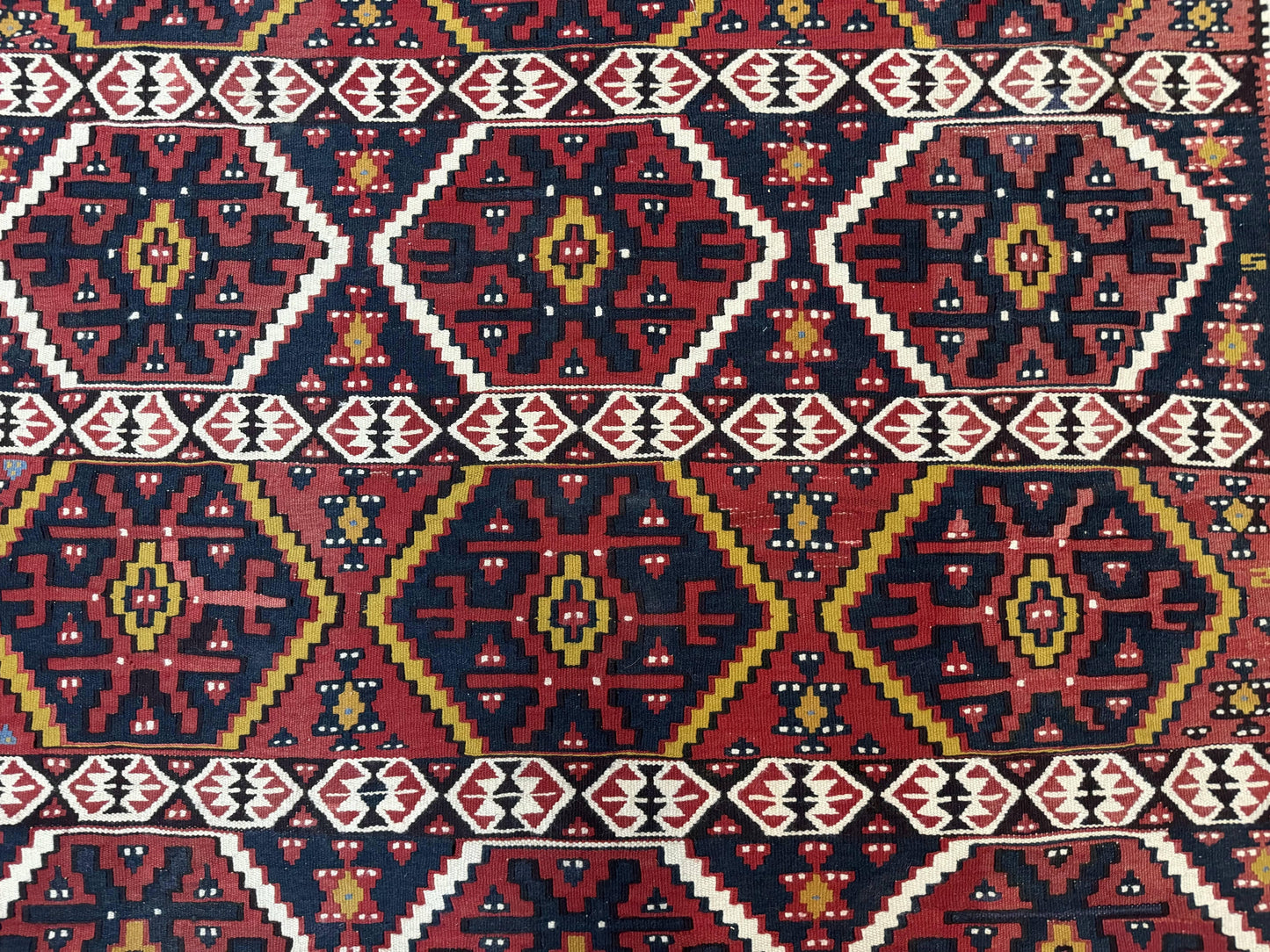 Kilim Rug 5x7 Caucasian Russian Flatweave Vintage Carpet Tribal Boho