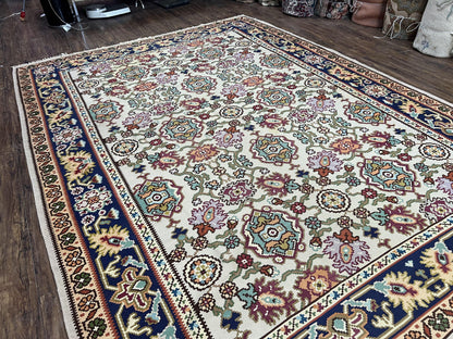 Antique Turkish Kilim Rug 7x10 Hand Woven Wool Flatweave Vintage Carpet