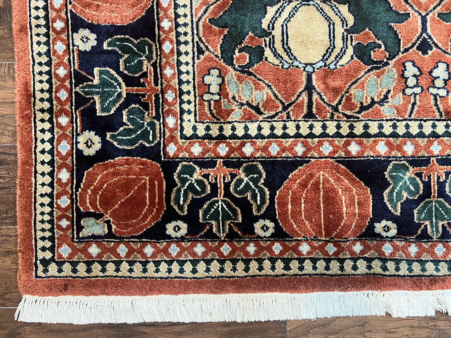 Bidjar Rug 8x10 Handmade Vintage Wool Indo Persian Red Black Carpet