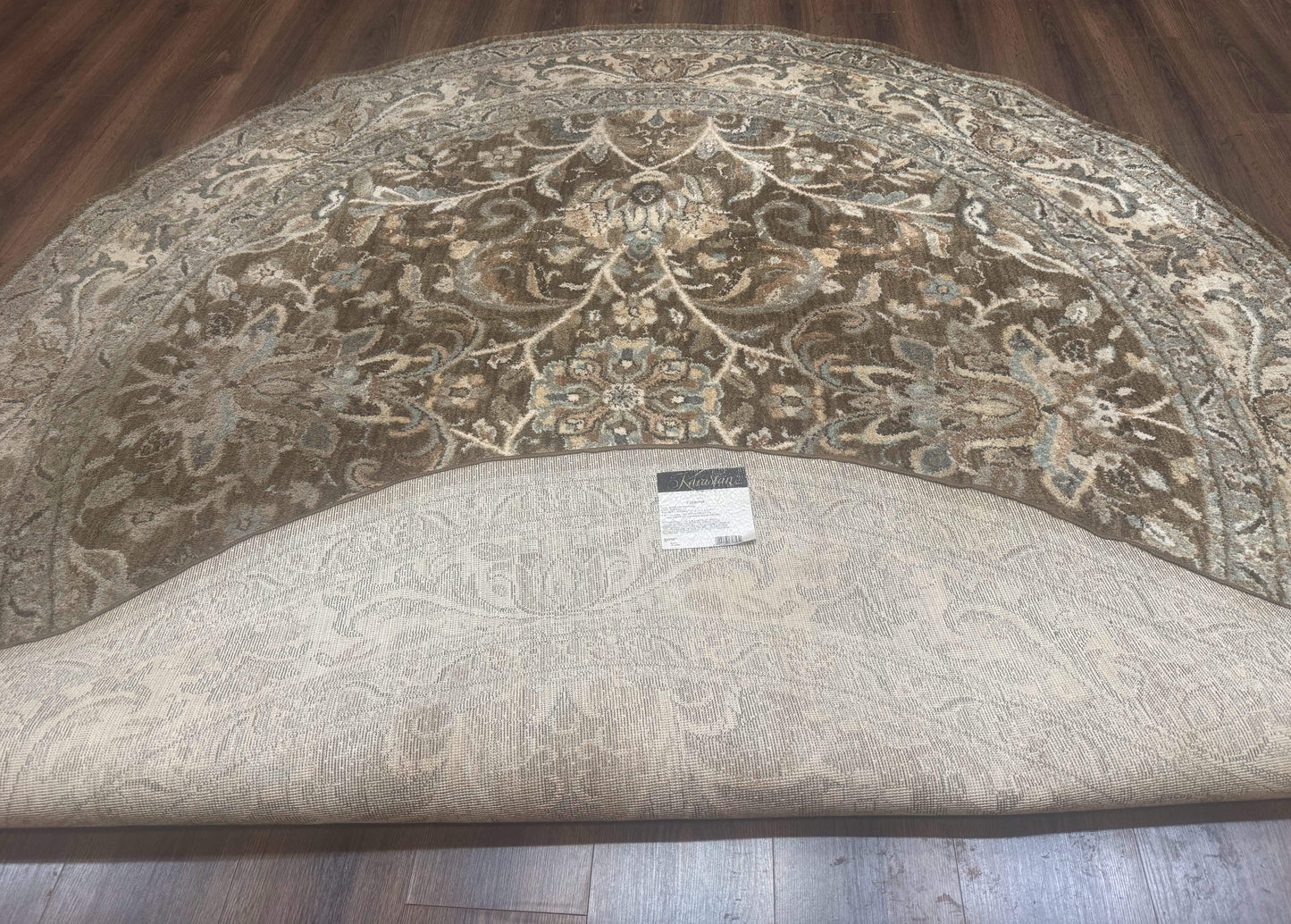 Round Karastan Rug 8x8 ft, Euphoria New Bridge Karastan Rug, Indo Mahal Design