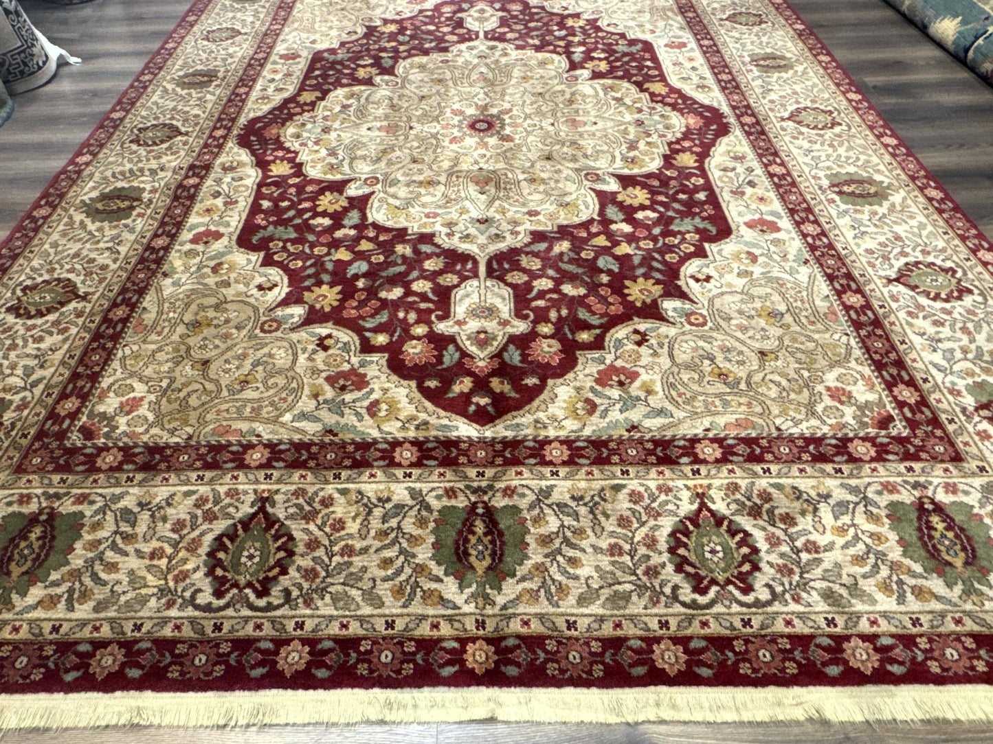 Karastan Rug Antique Legends Royal Tabriz Wool Pile Vintage Rare Design Collection