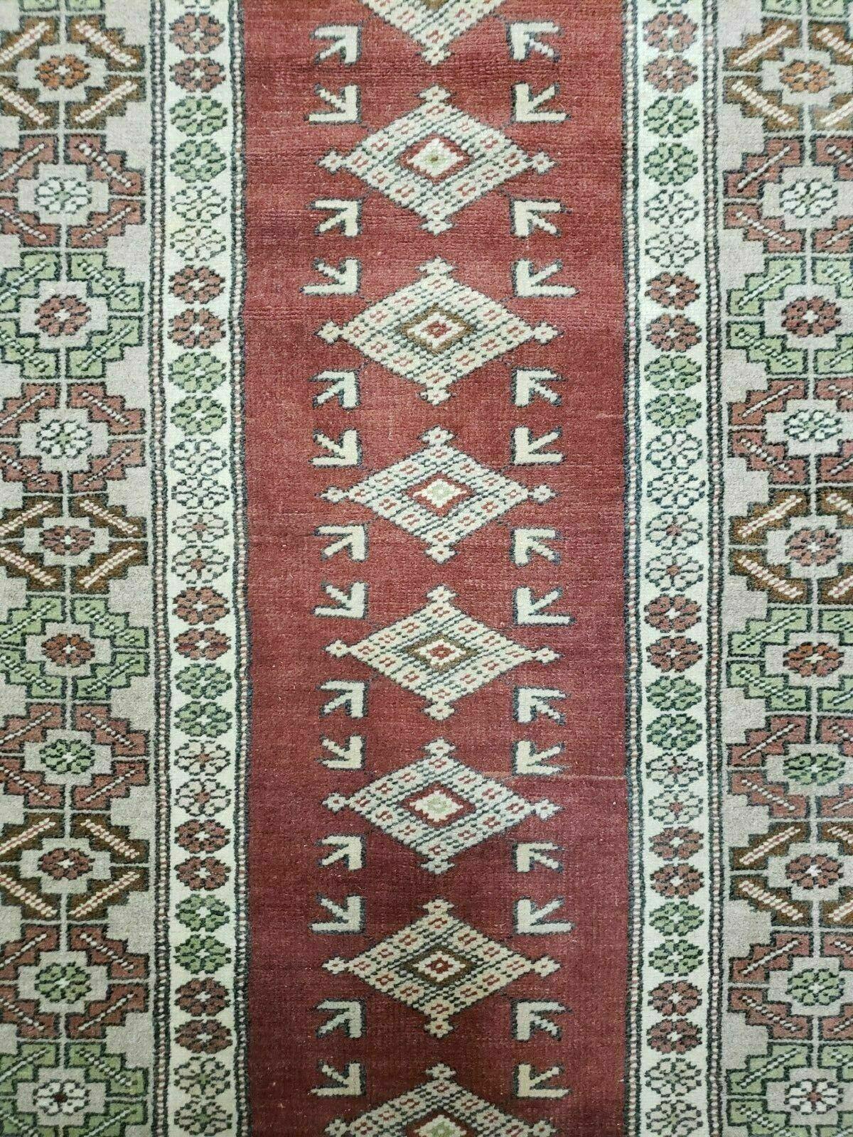 Antique Turkish Oushak Wool Rug Handmade 4 By 8 Feet 49 By 91 Inches