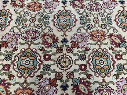 Antique Turkish Kilim Rug 7x10 Hand Woven Wool Flatweave Vintage Carpet