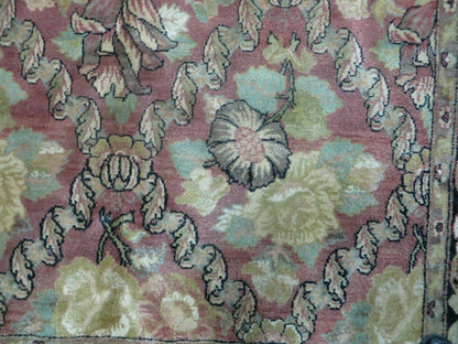 Floral Oriental Wool Rug 6x9 Handmade From India High Quality