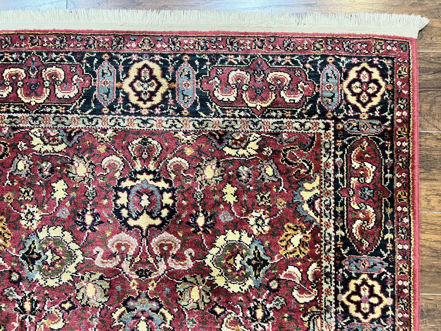 Karastan Rug 4x6, Williamsburg Herati #558, Wool Karastan Carpet, Vintage Karastan Persian Area Rug, Wool Pile