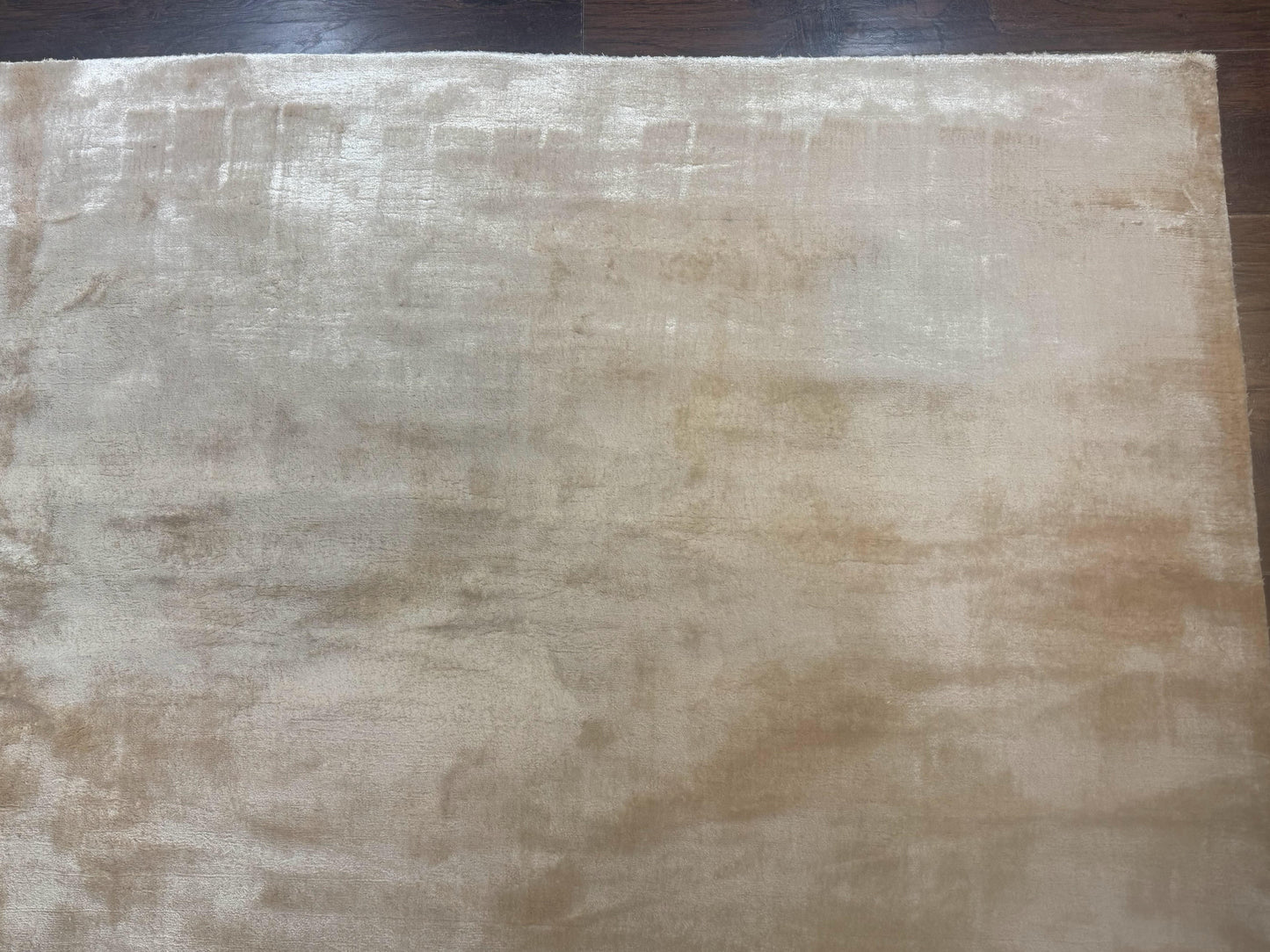 Silk Tibetan Rug 9x11 Hand Knotted Handmade Area Rug Modern Contemporary Carpet