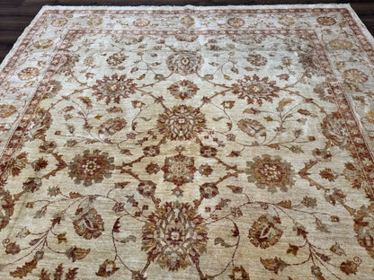 Peshawar Rug 8x10 Pakistani Wool Handmade