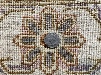 Pakistani Peshawar Rug 3x5, Safavieh Wool Handmade Hand Knotted Vintage Rug, Panel Design 3 x 5 Oriental Carpet