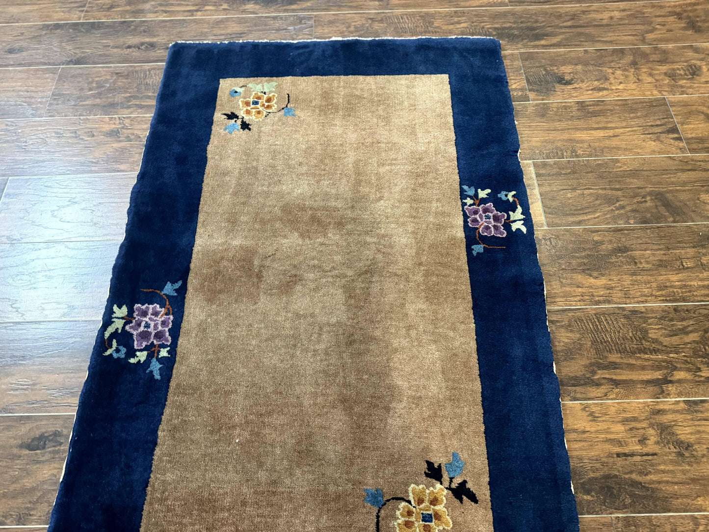 Chinese Peking Hand Knotted Wool Rug 3x5 Antique Art Deco Style