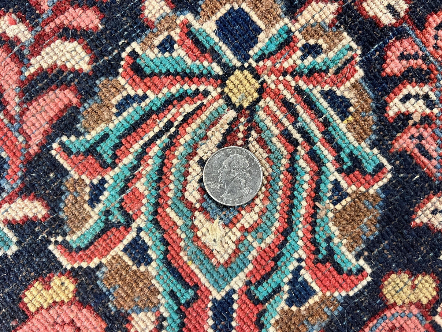 Persian Sarouk Rug Square 11x11 ft Hand Knotted Wool Floral Red Carpet Handmade Antique Rug