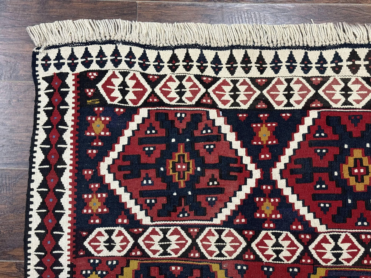 Kilim Rug 5x7 Caucasian Russian Flatweave Vintage Carpet Tribal Boho