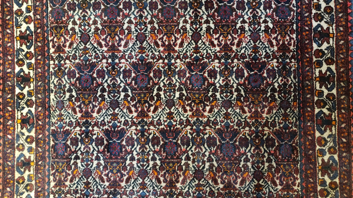 Persian Afshar Rug 3.6 x 5, Zili Sultan Pattern, Wool