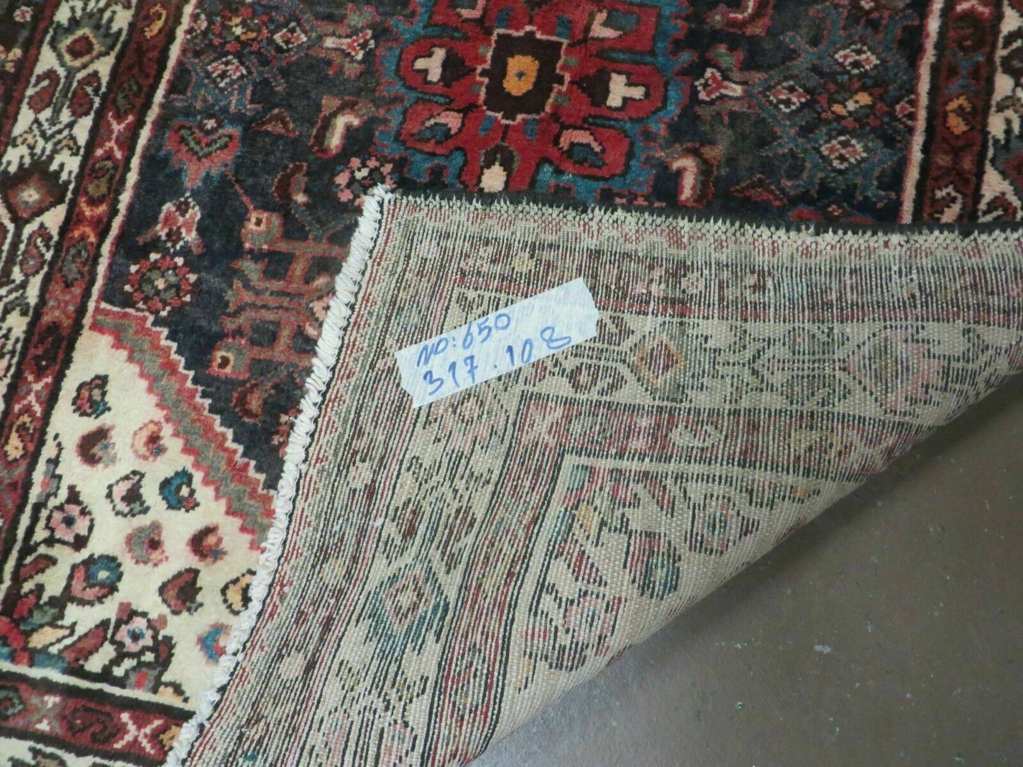 Antique Turkish Wool Runner Rug Handwoven Allover Pattern 3 Ft 6 In By 10 Ft 3 In