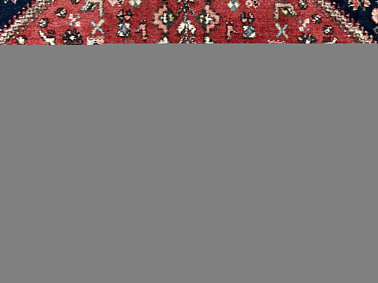 Persian Tribal Rug Hand Knotted Wool Vintage Oriental Carpet 3.6 By 5 Feet